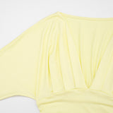 Women’s Ruched V-Neck Top & Leggings Set