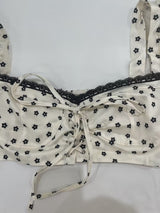 Women’s Polka Dot Crop Top & Maxi Skirt Set