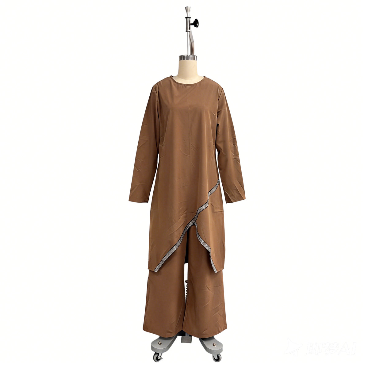 Women’s Long Tunic & Wide Leg Pants Set