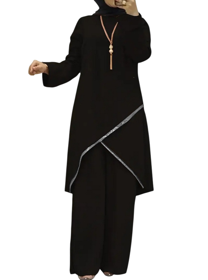 Women’s Long Tunic & Wide Leg Pants Set