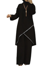 Women’s Long Tunic & Wide Leg Pants Set