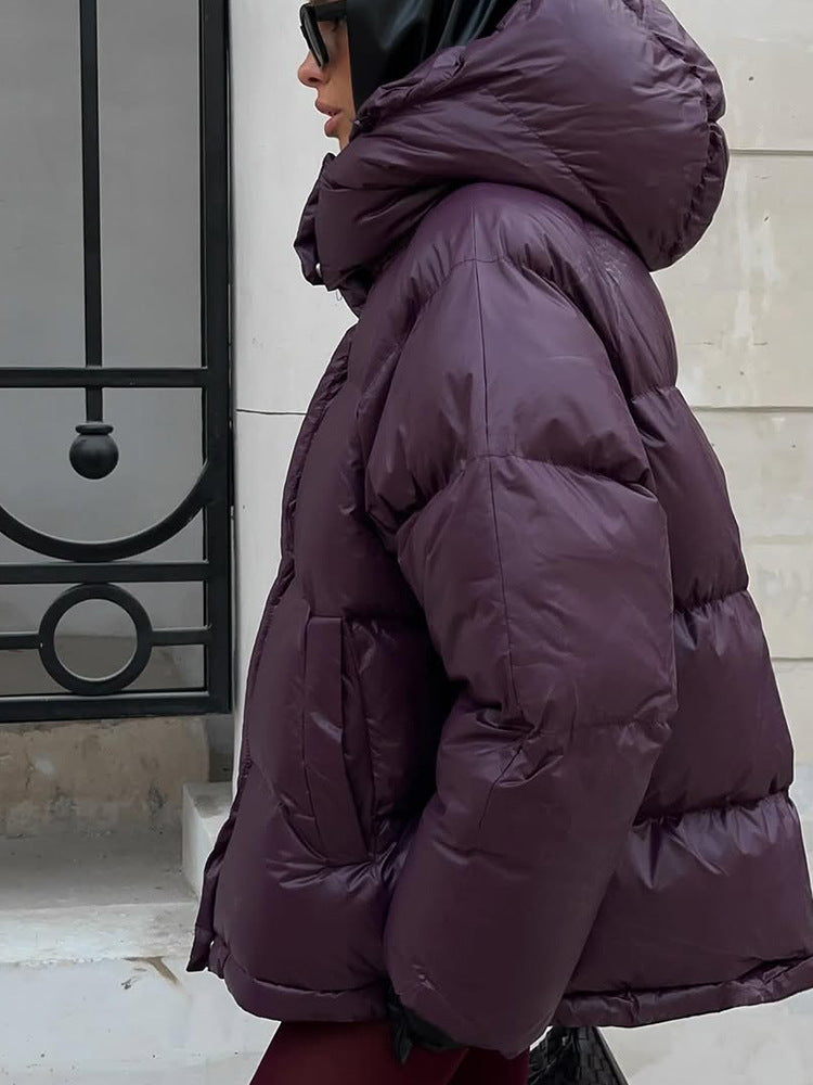 Women’s Hooded Quilted Puffer Jacket