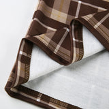 Women’s Plaid Collared Long Sleeve Top
