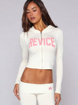 Women’s Cropped Hoodie Flare Pants Set