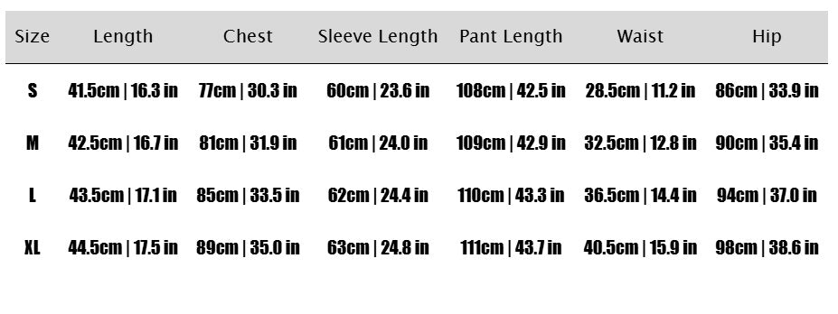 Women’s Zip-Up Flare Pants Set