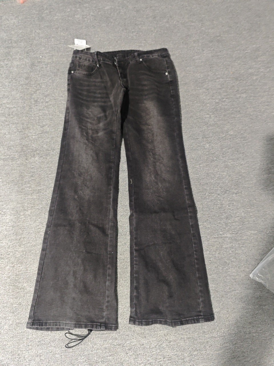 Women’s Lace-Up Wide Leg Denim Pants
