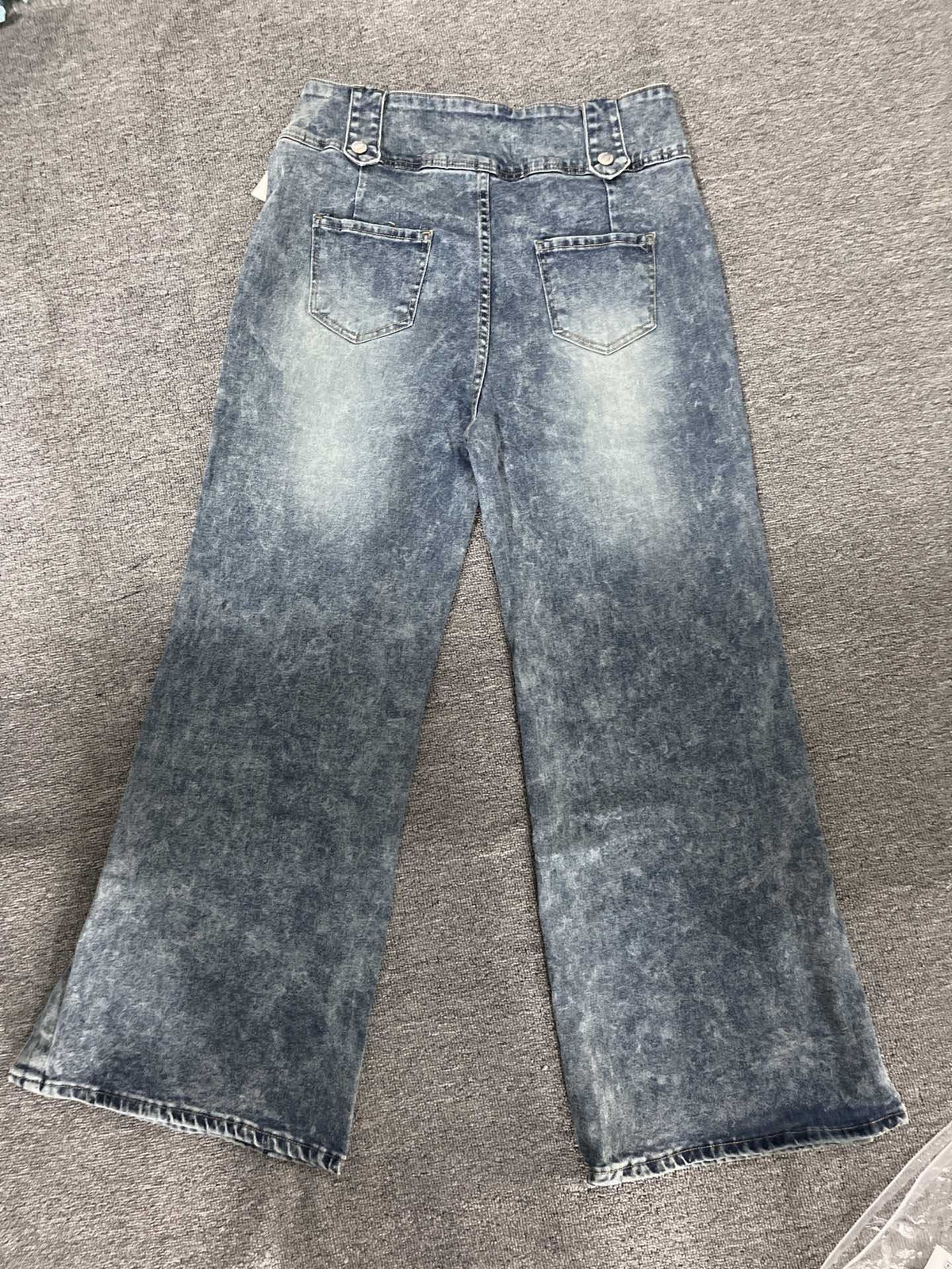 Women’s High Waist Wide Leg Button Pants
