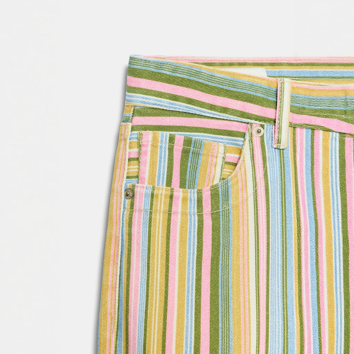 Women’s High Waist Striped Straight Pants