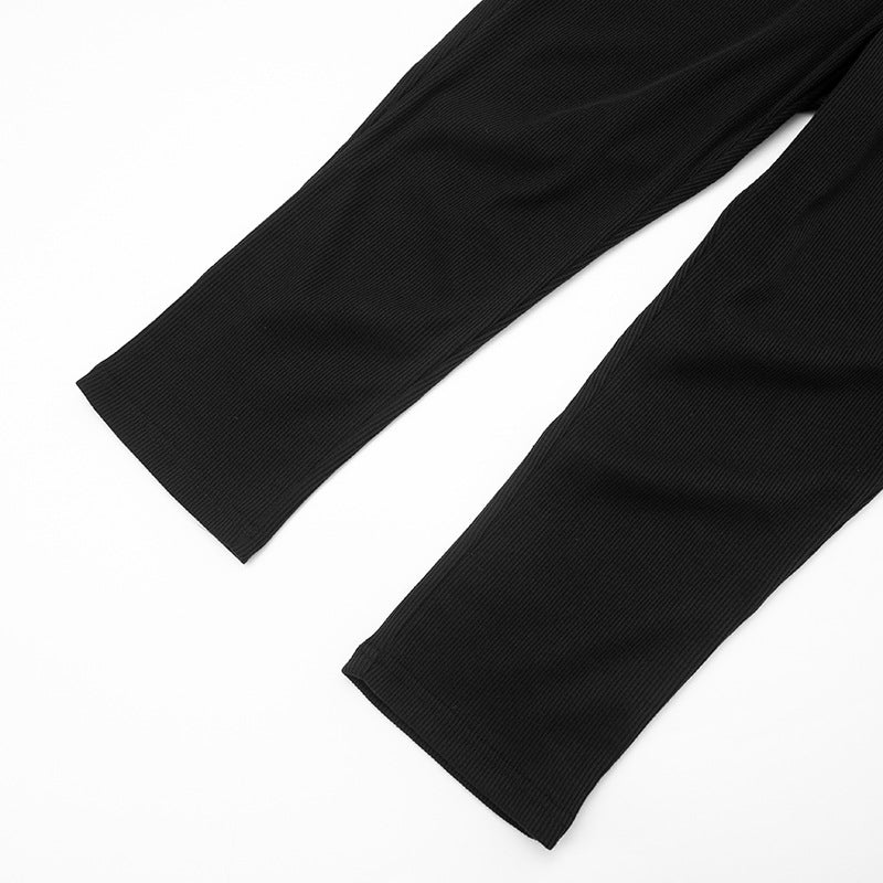 Women’s Cutout Long Sleeve Capri Pants Set