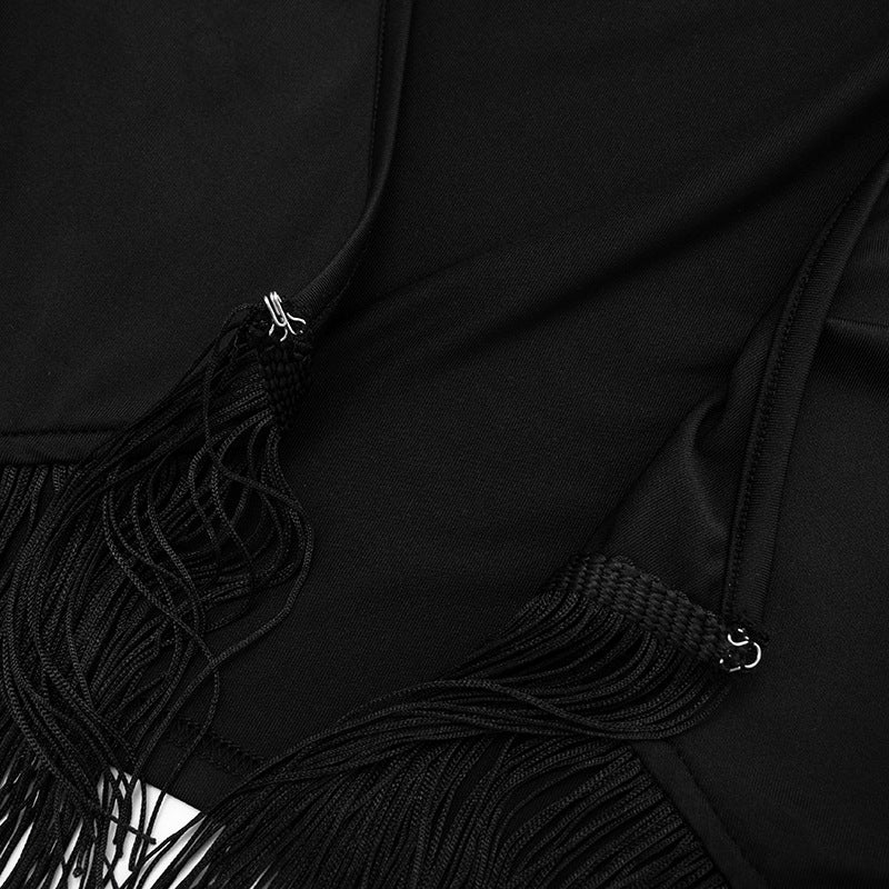 Women’s Fringe Detail Long Sleeve Pants Set