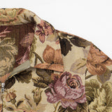 Women’s Floral Zip Front Cropped Jacket