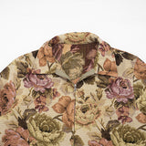 Women’s Floral Zip Front Cropped Jacket