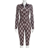 Women’s Plaid Button Top & Capri Pants Set