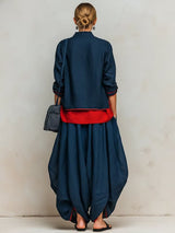 Women’s Ruffle Tunic & Wide Leg Pants Set