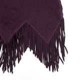 Women’s Lace-Up Fringe Mini Skirt