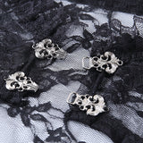 Women’s Floral Lace Mock Neck Crop Top