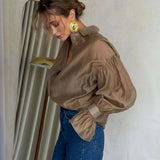 Women’s  Oversized Button-Down Top