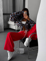 Women’s  Plaid Oversized Shirt