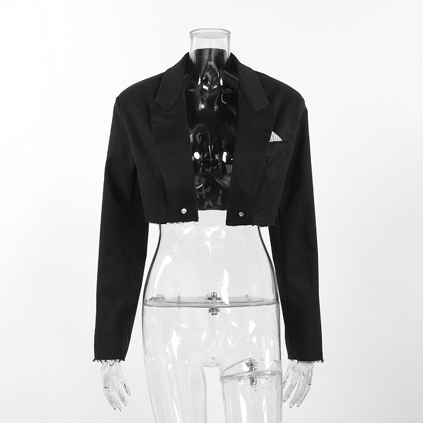 Women's  Cropped Blazer Jacket