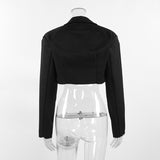 Women's  Cropped Blazer Jacket