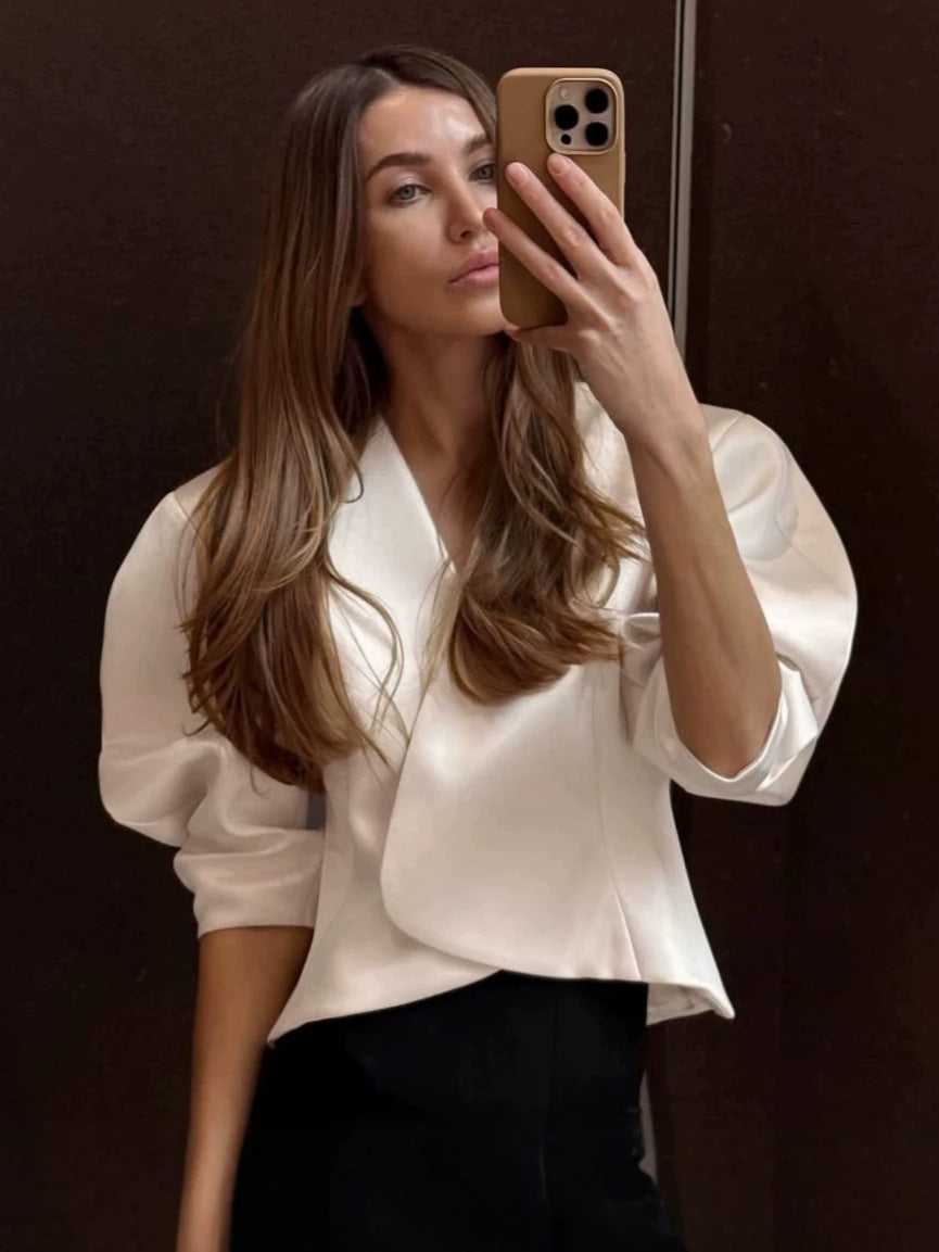 Women's  Shawl Collar Blazer Jacket