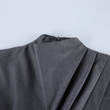 Women’s Casual Draped Top Pants Set