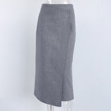 Women’s High Waist Wrap Midi Skirt