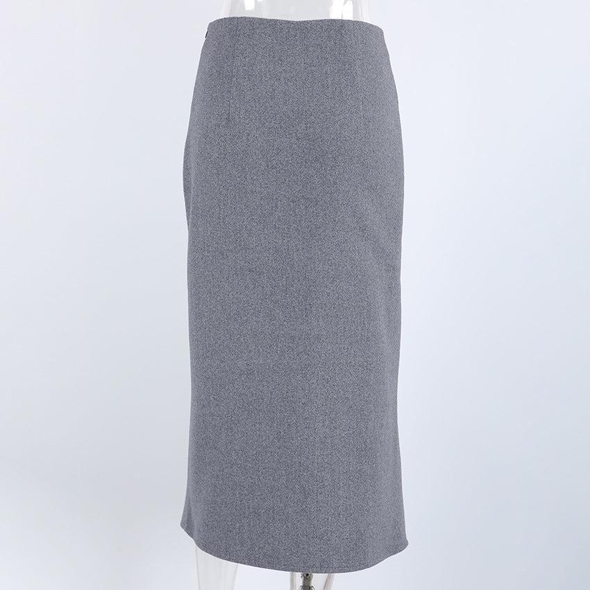 Women’s High Waist Wrap Midi Skirt