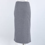 Women’s High Waist Wrap Midi Skirt