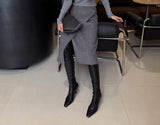Women’s High Waist Wrap Midi Skirt