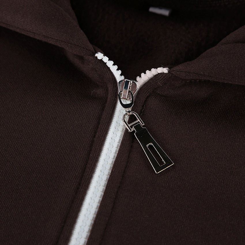 Women’s Zip-Up Hoodie & Wide Leg Pants Set