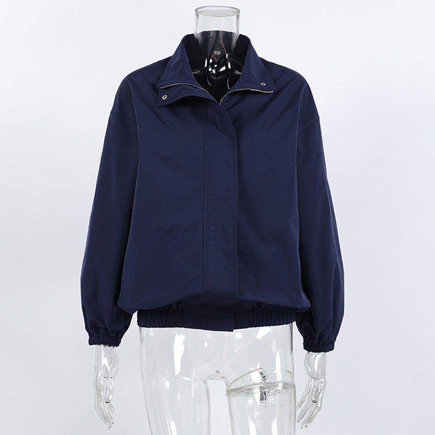 Women’s Lightweight Zip Up Bomber Jacket