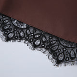 Women’s Mini Skirt with Lace Trim Shorts