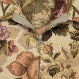 Women’s Floral Print Zip Front Long Sleeve Casual Jacket