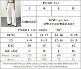 Women’s High Waist Wide Leg Drawstring Casual Pants