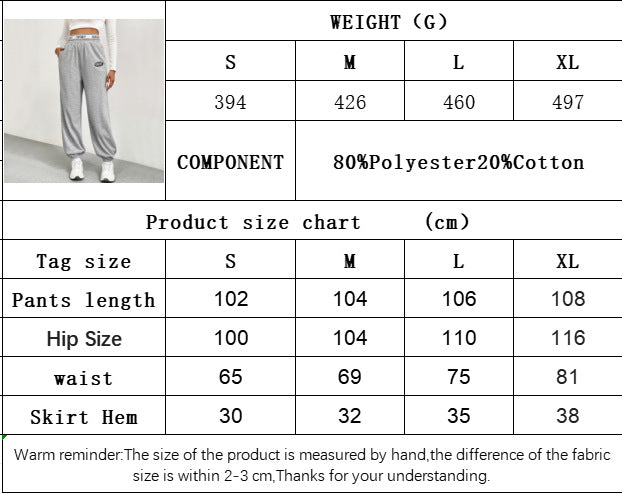 Women’s High Waist Wide Leg Jogger Pants with Pockets