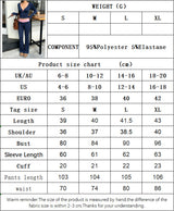 Women's Long Sleeve V-Neck Top and Flared Pants Set