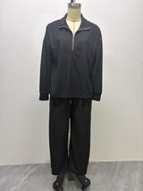 Women's Ribbed Knit Two Piece Co Ord Set