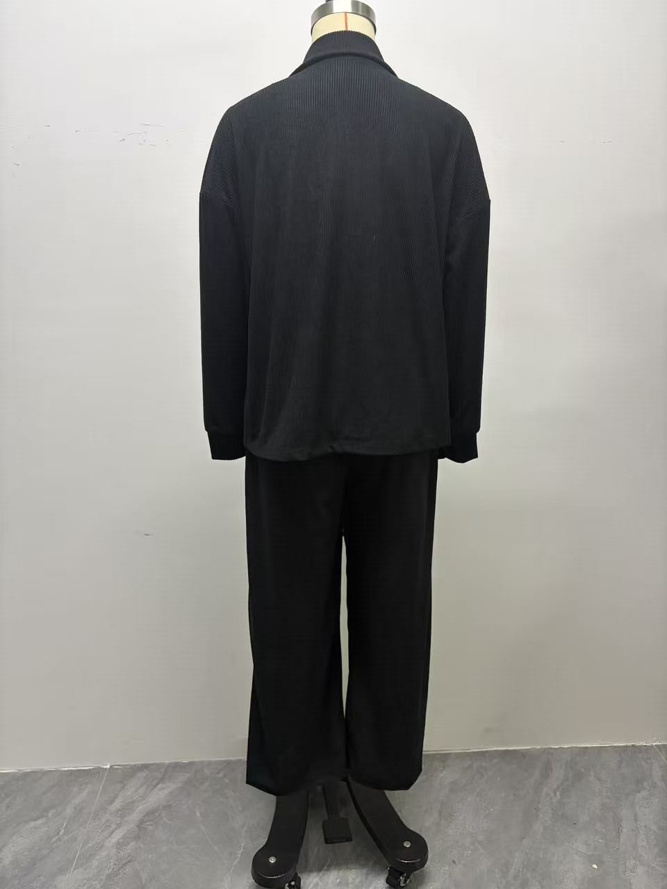 Women's Ribbed Knit Two Piece Co Ord Set