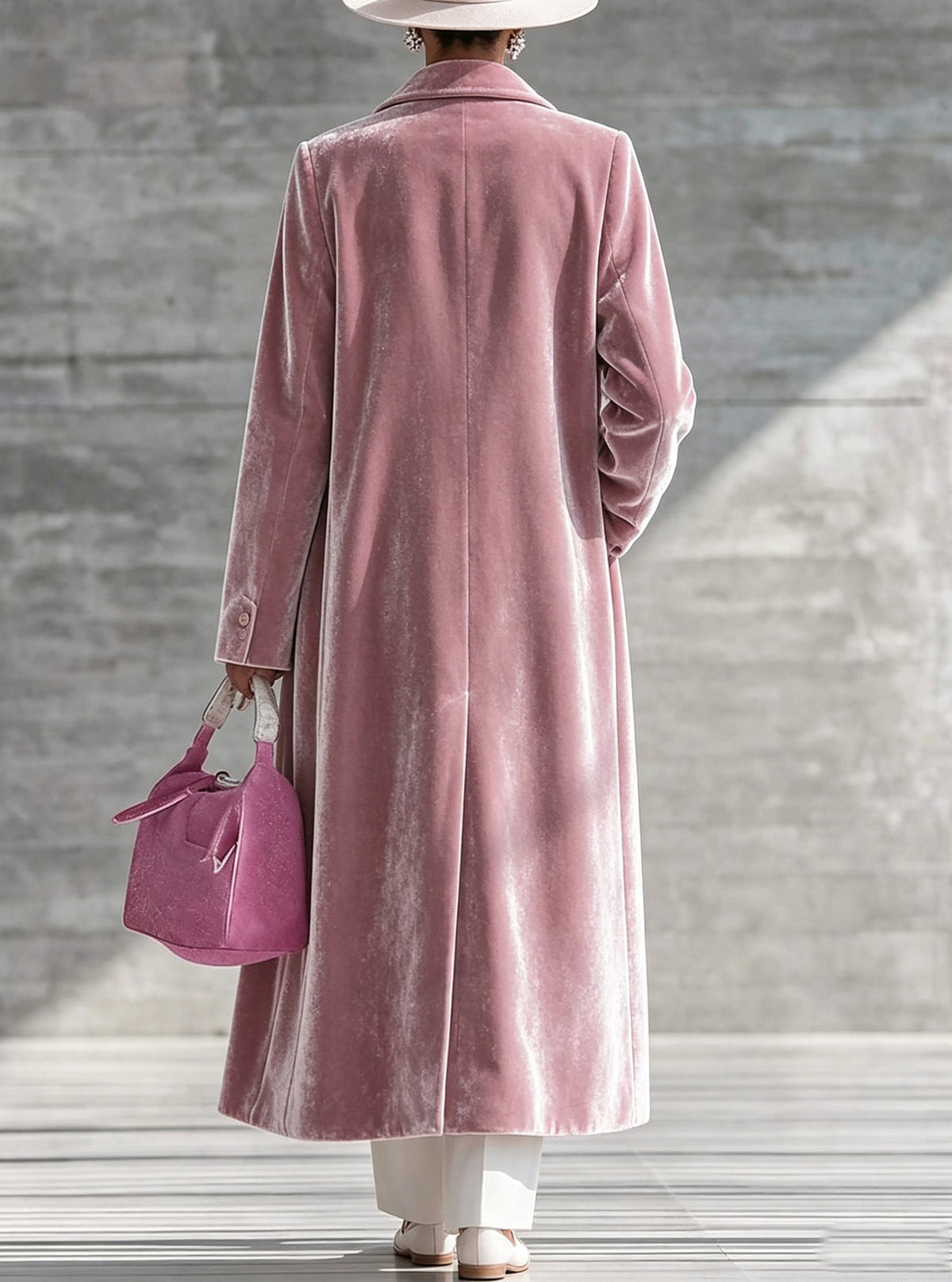 Women's Velvet Longline Jackets