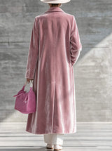 Women's Velvet Longline Jackets