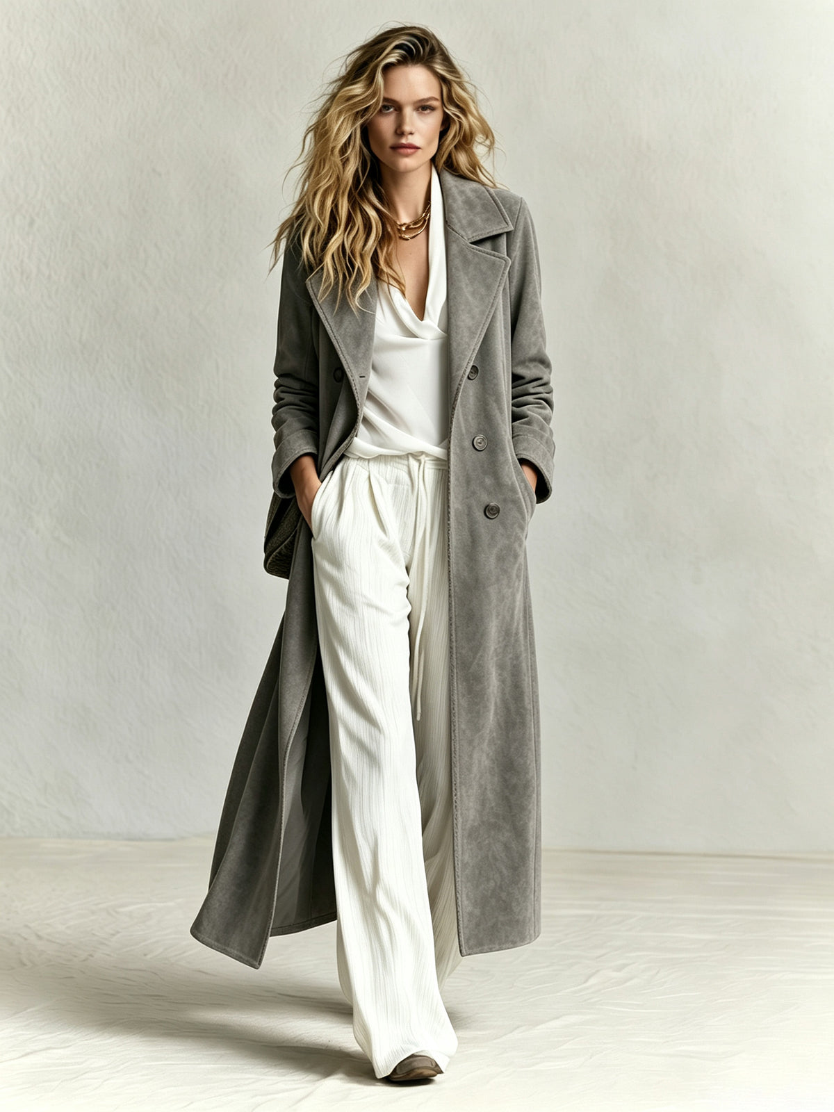 Women's  Velvet Long Jackets