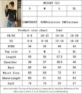 Women's Long Sleeve Ruched Fitted Top