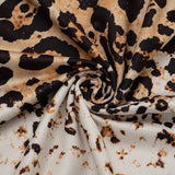 Women's Leopard Print Long Sleeve Bodycon Mini Dress