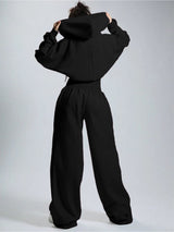 Women's Hooded Wide Leg Jumpsuit