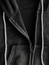 Women's Cropped Zip-Up Hoodie and Leggings Set