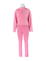 Women's Pullover Hoodie and Leggings Two Piece Set