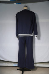 Women's V Neck Long Sleeve Two Piece Lounge Set