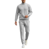 Men's Cable Knit Sweater and Jogger Pants Set