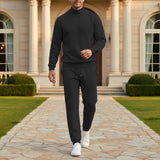 Men's Cable Knit Sweater and Jogger Pants Set